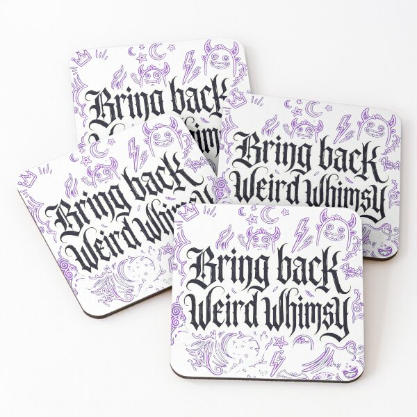 Item preview, Bring Back Weird Whimsy Gothic Doodle designed and sold by Bad-Decisions-Designs.
