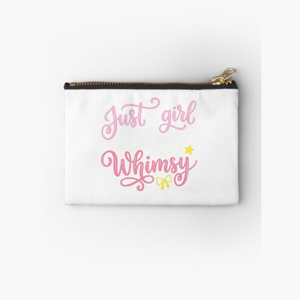Item preview, Just A Girl Chasing Whimsy Coquette Typography designed and sold by Bad-Decisions-Designs.