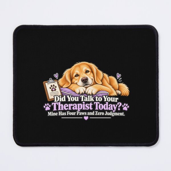 Item preview, Golden Retriever Therapist Design | Zero Judgment Dog Art designed and sold by live-fully.
