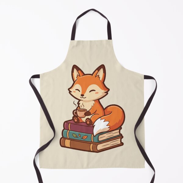Item preview, Cozy Fox Reading With Tea and Books designed and sold by Rariks.