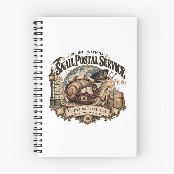 Item preview, The International Snail Postal Service designed and sold by GorinART.
