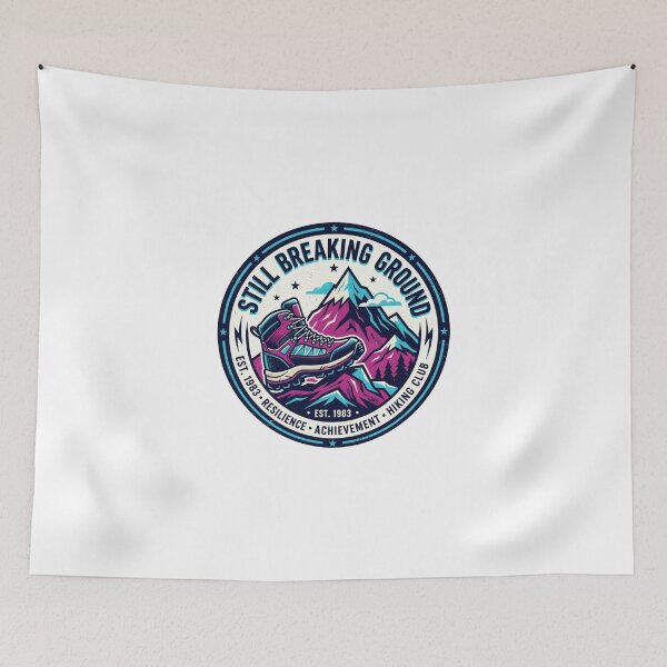 Item preview, Still Breaking Ground Hiking Club Badge designed and sold by Sanan Israyilli.