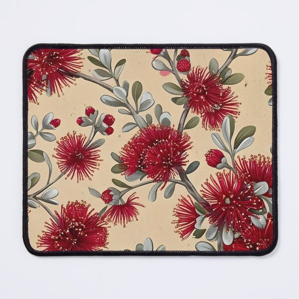 Item preview, Coral Red Blossom Clusters Vintage Botanical Pattern designed and sold by Studio BC.