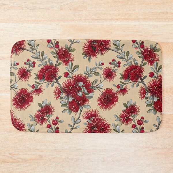 Item preview, Coral Red Blossom Clusters Vintage Botanical Pattern designed and sold by Studio BC.