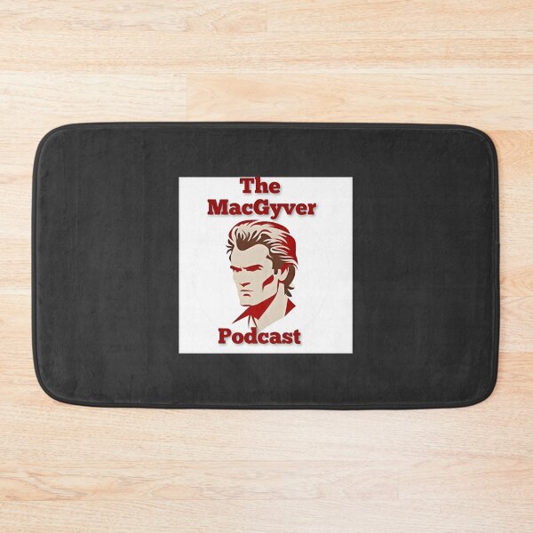 Artikelvorschau, Mac Podcast Art Red – Lebendiges Grafikdesign für Podcast-Fans entworfen und verkauft von FringedPink.