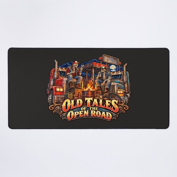 Item preview, Skeleton Trucker - Old Tales Of The Open Road designed and sold by NomadForge.