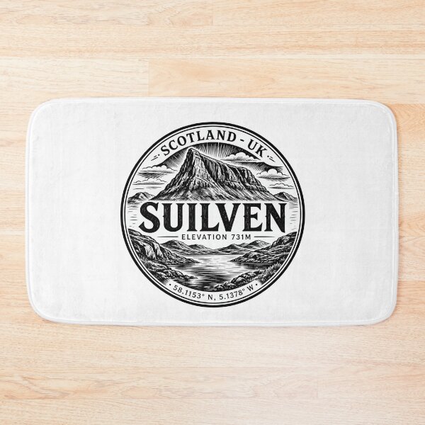Item preview, Suilven Scotland UK Highland Peak Hiking Mountain designed and sold by jeshands.