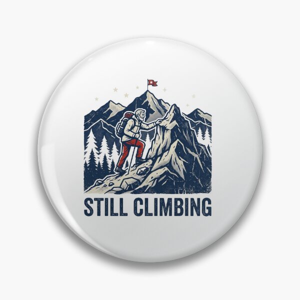 Item preview, Still Climbing Mountain Hiker Vintage designed and sold by Sanan Israyilli.
