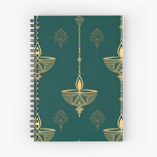 Artikelvorschau, Luxuriöses Diwali Hängendes Diya Muster entworfen und verkauft von Paper&Palette.