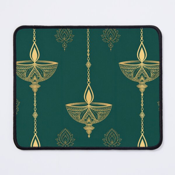 Item preview, Luxury Diwali Hanging Diya Pattern designed and sold by Paper&Palette.