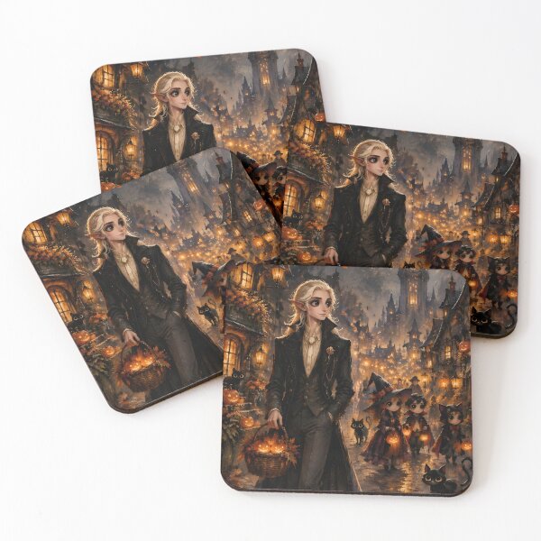 Item preview, Elf in Enchanted Halloween Village designed and sold by sigmaartstudio.