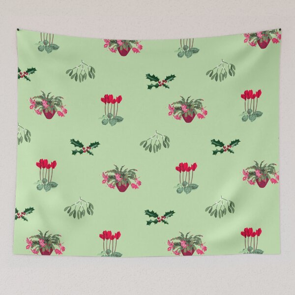 Item preview, Christmas plants pattern designed and sold by PaulaJKnight .