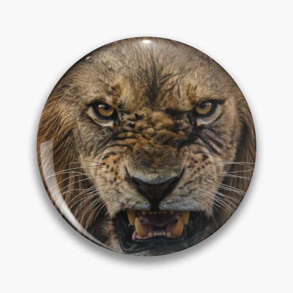 Item preview, Aggressive Angry Lion – Fierce Roaring King of the Jungle designed and sold by LazyOwlStore.