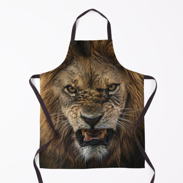 Item preview, Aggressive Angry Lion – Fierce Roaring King of the Jungle designed and sold by LazyOwlStore.