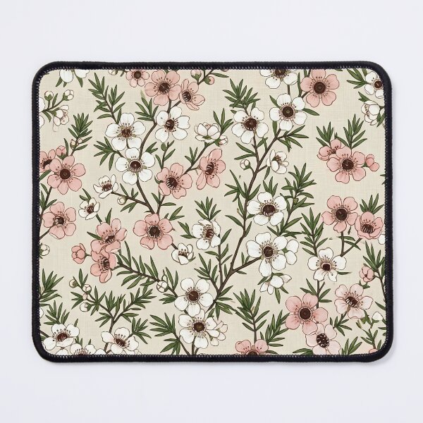 Item preview, Tea Tree Manuka Blossom Vintage Botanical Pattern designed and sold by Studio BC.