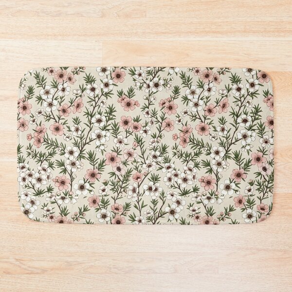 Item preview, Tea Tree Manuka Blossom Vintage Botanical Pattern designed and sold by Studio BC.