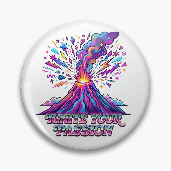Item preview, Ignite Your Passion Neon Volcano designed and sold by Sanan Israyilli.