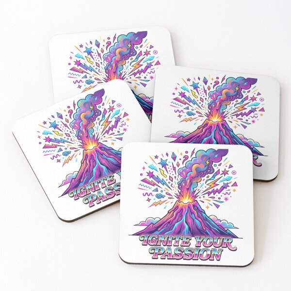Item preview, Ignite Your Passion Neon Volcano designed and sold by Sanan Israyilli.