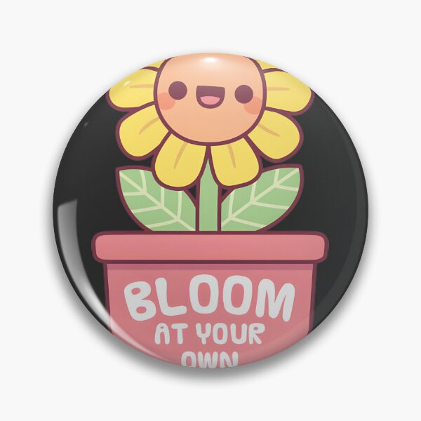 Item preview, Cute Yellow Flower Blooming at Your Own Pace Inspirational Floral Design designed and sold by Zoro3sword.