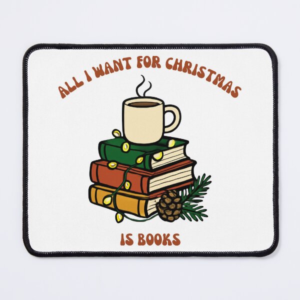 Item preview, Cozy Christmas Book Club Holiday Reading Stack Retro Sticker Art designed and sold by wildsilencee.