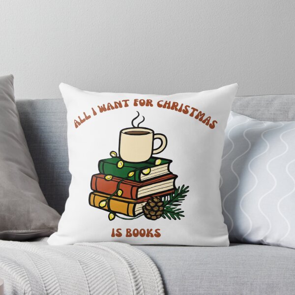 Item preview, Cozy Christmas Book Club Holiday Reading Stack Retro Sticker Art designed and sold by wildsilencee.
