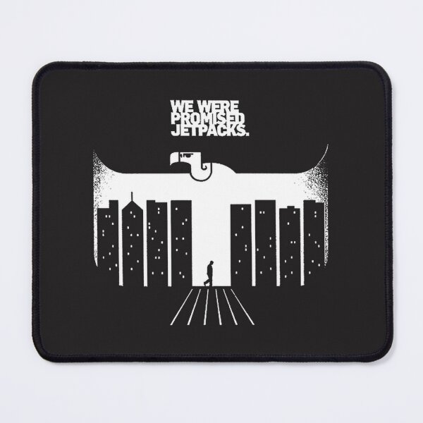 Item preview, We Were Promised Jetpacks Inspired Abstract Art in White Color designed and sold by faouziDz.