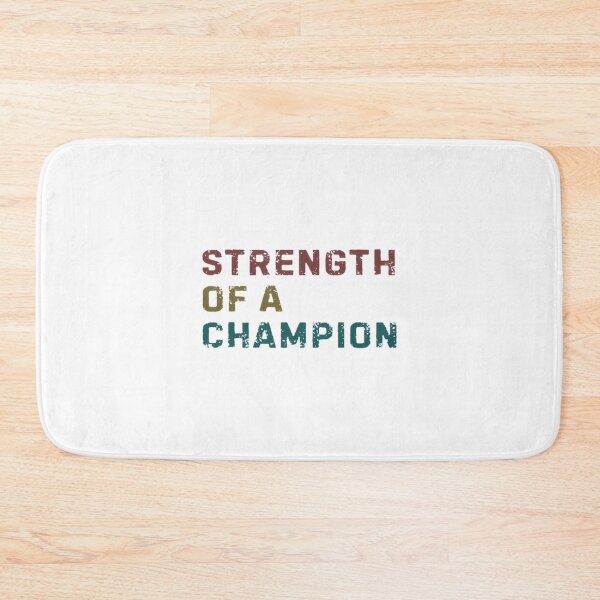 Item preview, Strength of a Champion Vintage Boxing Motivational Quote Design designed and sold by DrRockaweosome.