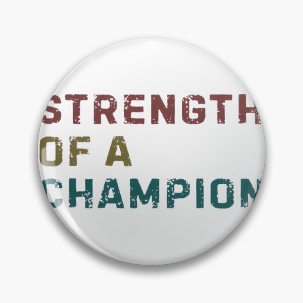 Item preview, Strength of a Champion Vintage Boxing Motivational Quote Design designed and sold by DrRockaweosome.