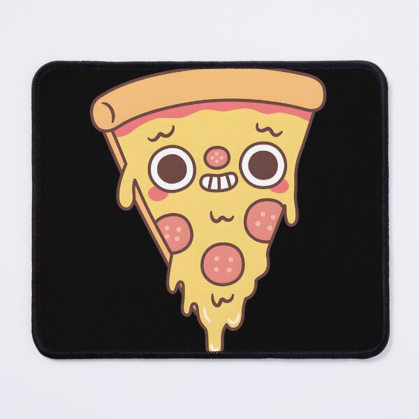 Item preview, Funny Pizza Slice with Smirking Smile Cartoon Illustration designed and sold by Zoro3sword.