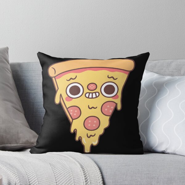 Item preview, Funny Pizza Slice with Smirking Smile Cartoon Illustration designed and sold by Zoro3sword.
