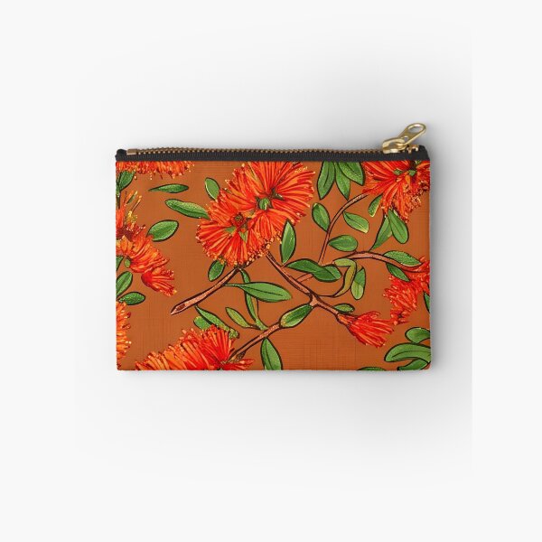 Item preview,  Fiery Orange Red Bottlebrush Terracotta Pattern designed and sold by Studio BC.