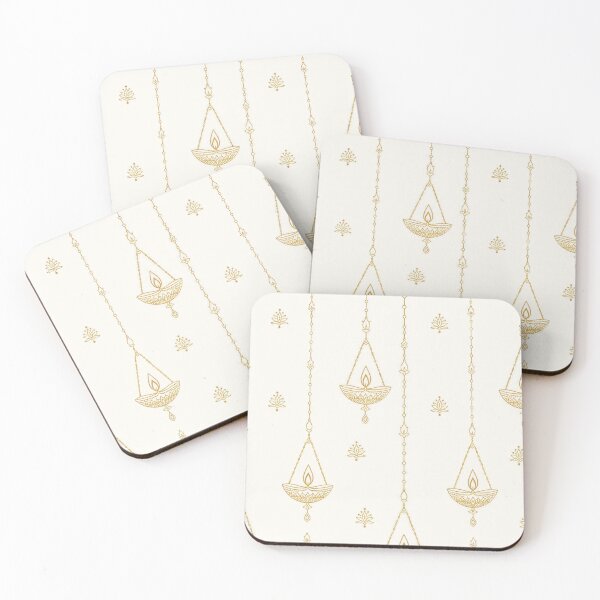 Item preview, Luxury Diwali Hanging Diya Pattern designed and sold by Paper&Palette.