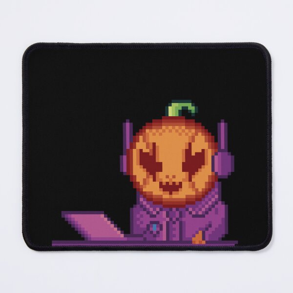 Item preview, Pumpkin Gamer Pixel Art designed and sold by RetroRlx.