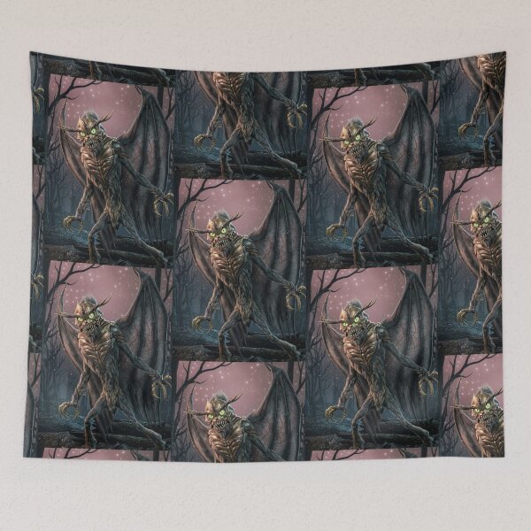 Item preview, Horror of the Mothman! Cryptid monster folklore creature designed and sold by Vintage Designs +.