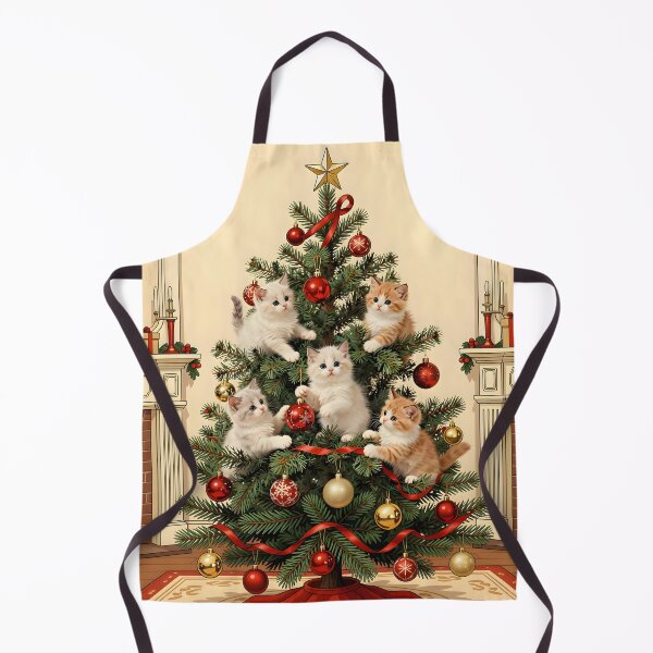 Item preview, Kittens Playing in Christmas Tree designed and sold by Sybille-Yates.