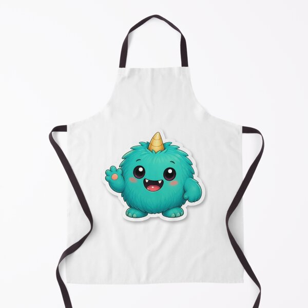 Artikelvorschau, Niedliches Kawaii-Monster | Türkisfarbenes, freundliches kleines Monster entworfen und verkauft von LearnFunStore.