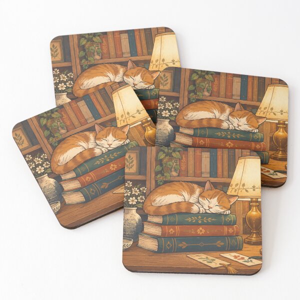 Item preview, Library Cat Reading Nook Mug designed and sold by thetechnopath.
