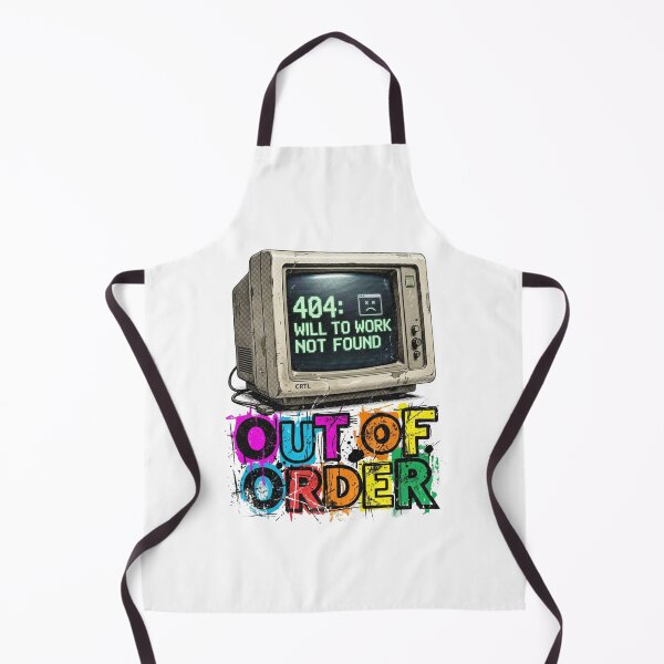 Item preview, 404 Will To Work Not Found Retro Monitor designed and sold by Sanan Israyilli.