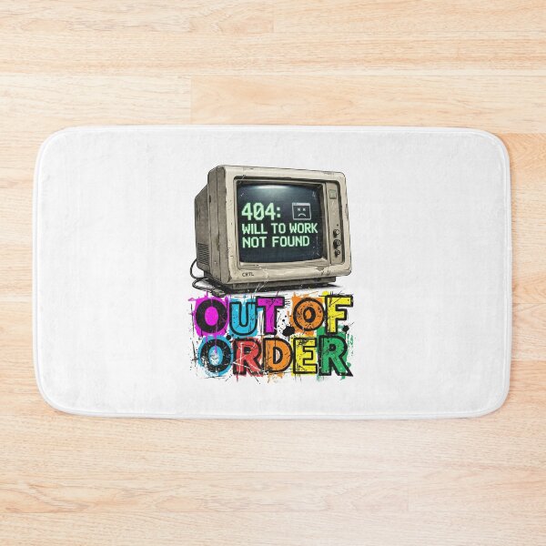 Item preview, 404 Will To Work Not Found Retro Monitor designed and sold by Sanan Israyilli.