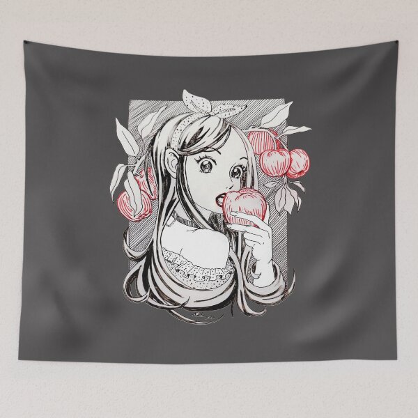 Item preview, New anime Snow White eating apple designed and sold by Konopikyu.
