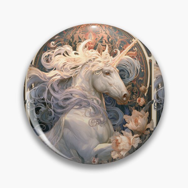 Item preview, Art nouveau unicorn designed and sold by MendaciousMina.