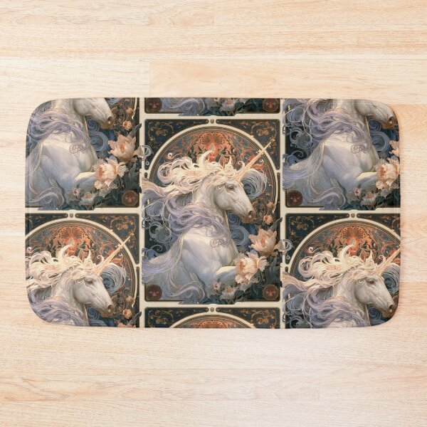 Item preview, Art nouveau unicorn designed and sold by MendaciousMina.