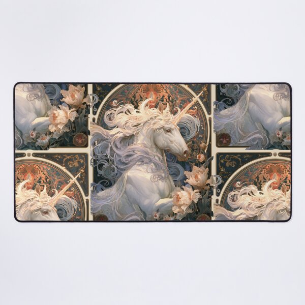 Item preview, Art nouveau unicorn designed and sold by MendaciousMina.
