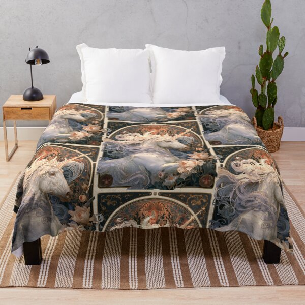 Item preview, Art nouveau unicorn designed and sold by MendaciousMina.