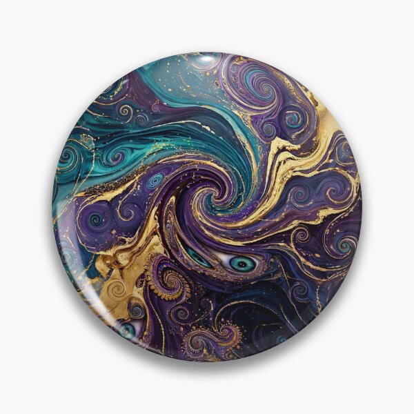 Item preview, COSMIC VISION SPIRAL • VIOLET TEAL GOLD • LUGO SUNSET VISIONS designed and sold by Lugo Sunset Visions.