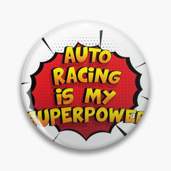 Item preview, Auto Racing is My Superpower Funny Design for Motorsports Fans designed and sold by BusyTube.