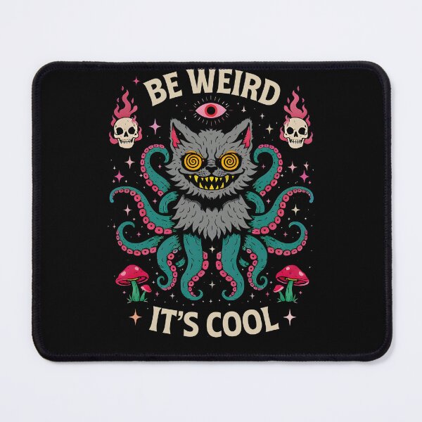 Item preview, Be Weird It's Cool Cat Octopus designed and sold by Tracy J Provost.