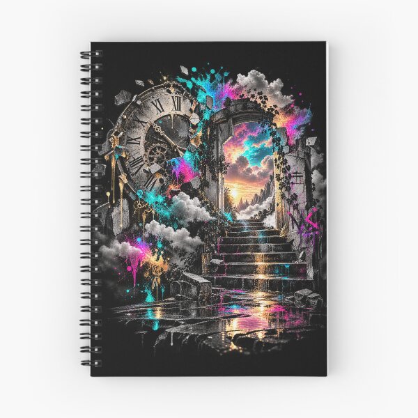 Item preview, Beyond Time - Surreal Clock Portal Fantasy Art designed and sold by Personiq Kaleido.