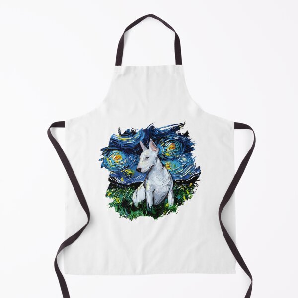 Item preview, Bull Terrier Silhouette at Night with Decorative Border Artwork designed and sold by Zoro3sword.