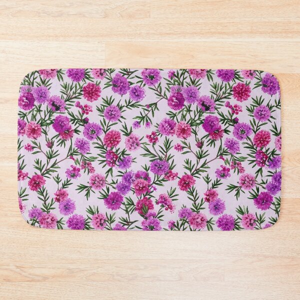 Item preview, Vivid Magenta & Violet Boronia Bush Wildflower Pattern designed and sold by Studio BC.